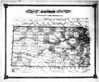 Kansas State Railroad Map, Miami County 1878